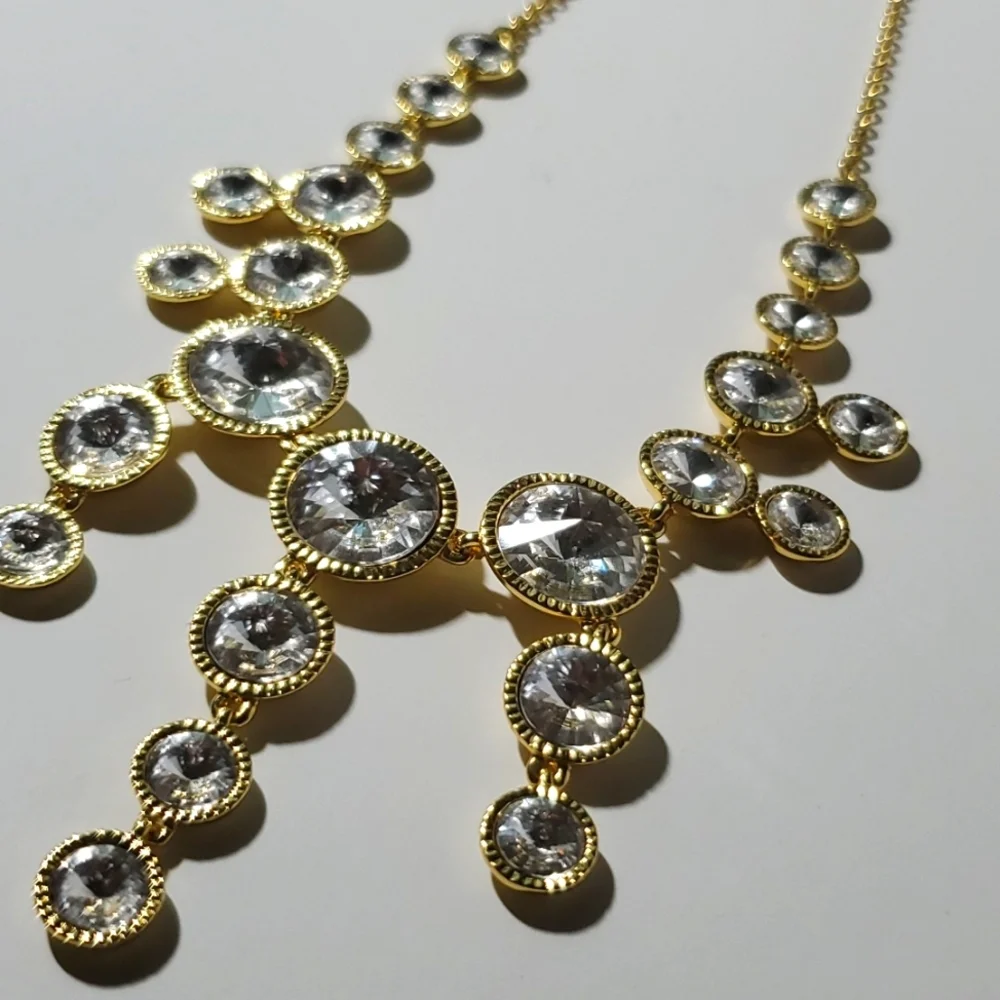 Ted Baker Crystal Chandelier Necklace